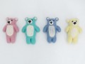 12cm Fluffy Felt Teddy Bear