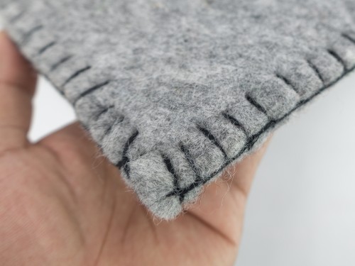 5 pieces Wool Felt Chair Pads with Ties