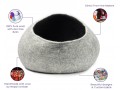 Big Opening Felt Cat House