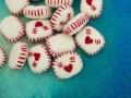 4cm Cute Felted Valentines Love Notes