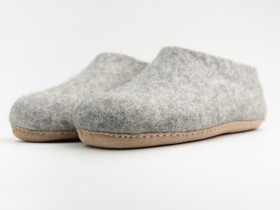 Grey Handmade Wool Felt...