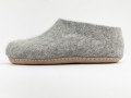 Grey Handmade Wool Felt Ankle Boot