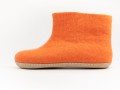Orange Felt Boots