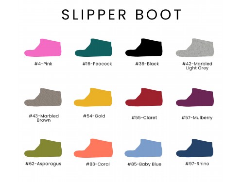 100% Wool Yellow Felt Boot