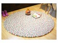 Pastel Color Felt Ball Rug Pastel Color Felt Ball Rug
