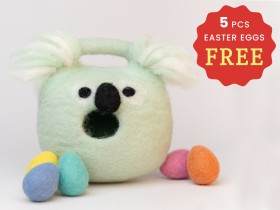 Felt Koala Easter Basket