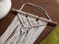 Cat Macrame Hammock Bed with Wool Cushion