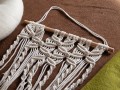 Cat Macrame Hammock Bed with Wool Cushion