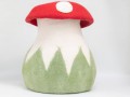 Handmade Wool Felt Mushroom Cat Cave