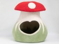 Wool Felt Mushroom Cat House