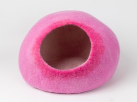 Felt Pink Gradient Cat Cave