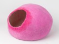 Pink Gradient Wool Felt Cat House