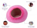 Pink Gradient Wool Felt Cat House