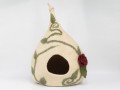 Felt Top Knot Design Cat House