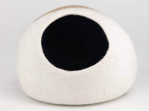 Three Color Felt Cat Cave