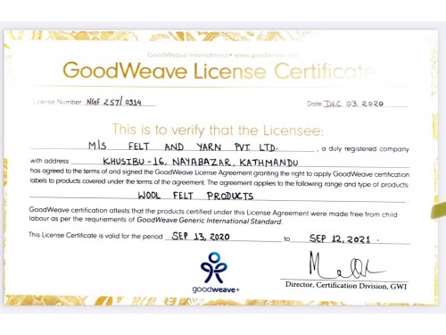 5 Members Stitched Felted Family Set Puppet