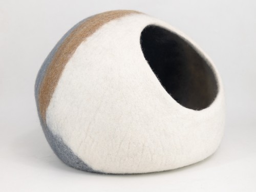 Stripe Felt Cat Cave