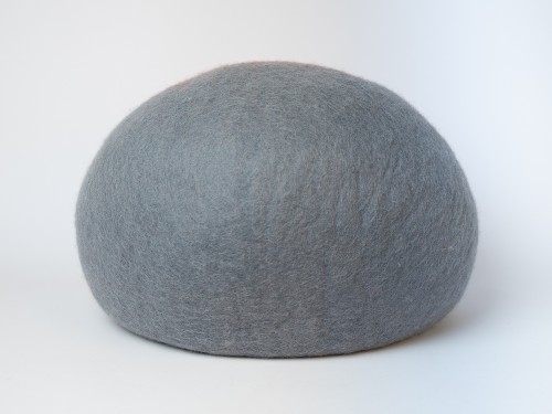 Orange and Grey Felt Gradient Cat Cave