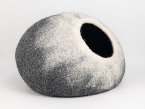 Two Color Gradient Felt Cat House