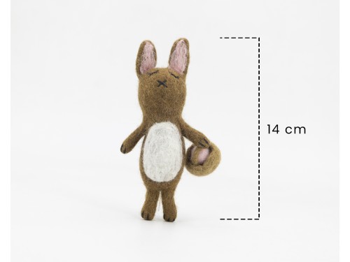 Felt Easter Bunny with Basket