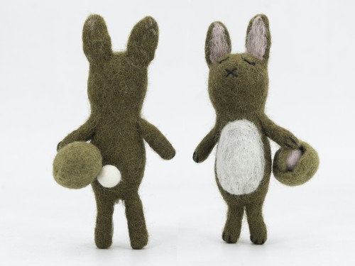Felt Easter Bunny with Basket
