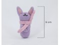 Felt Purple Easter Bunny With Scarf
