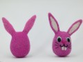 Felt Easter Bunny Head with Ear