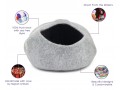 Natural Grey Felt Cat Bed House