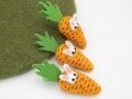 Handmade Felt Bunny in Carrot