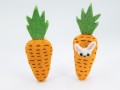 Handmade Felt Bunny in Carrot