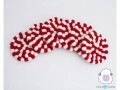 Felt Red and White Coaster