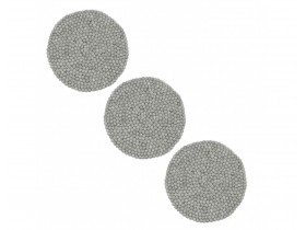 Grey Felt Seat Pads