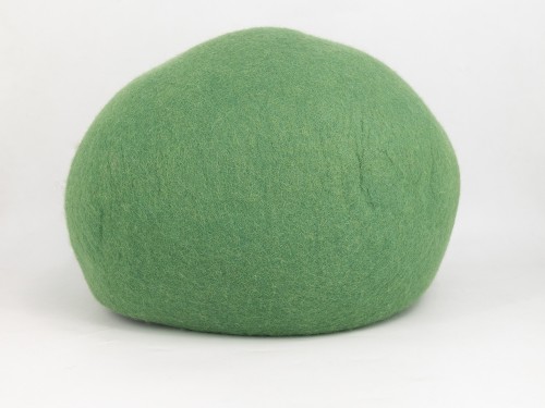 Green Plain Design Felt Cat House