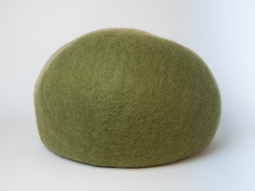 Unique Green Cozy Felt Cat Bed