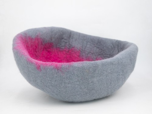 Handmade Felt Gradient Design Cat House