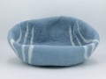 Felt Blue Stripe Design Cat House