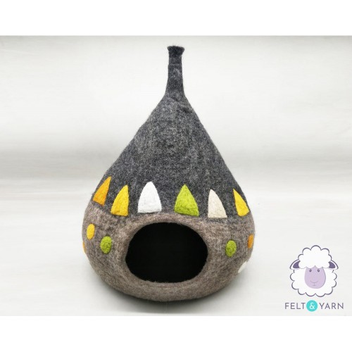 Felt Teepee Cat House