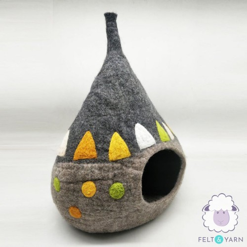 Felt Teepee Cat House