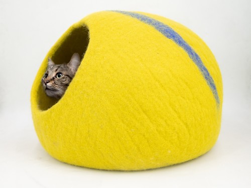 Stripe Felt Cat Cave