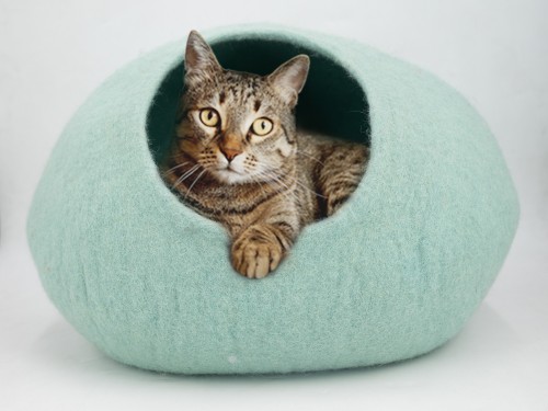 Felt Plain Design Cat House