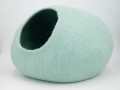 Mint Plain Design Felt Cat House