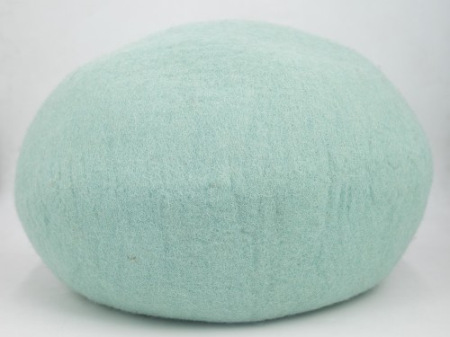 Mint Plain Design Felt Cat House
