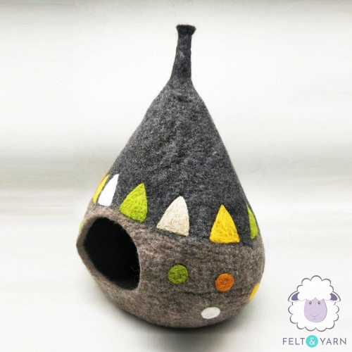 Felt Teepee Cat House