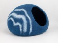 Stripe Design Wool Felt Cat House