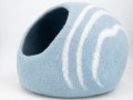 Stripe Design Wool Felt Cat House