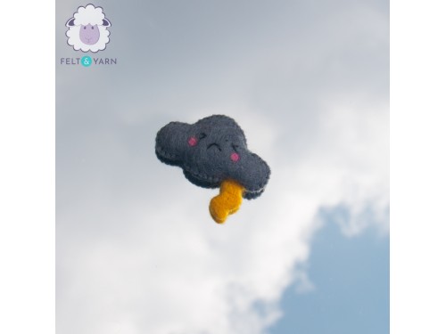 Custom Felt Weather Set (Sun, Star, Moon, Cloud)