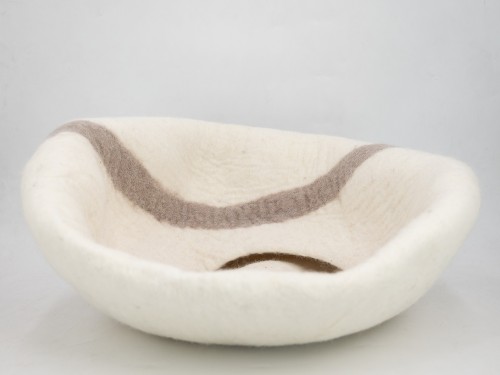 Soft Handmade Wool Felt Cat Cave House