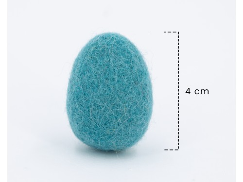 4cm Colorful Felt Easter Egg