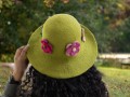 Felt Flower Hat