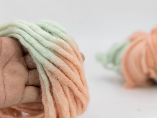 Handspun Thick and Thin Bulky Wool Yarn